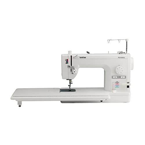 Brother PQ1500SL Sewing and Quilting Machine, Up to 1,500 Stitches Per Minute, Wide Table, 7 Included Feet