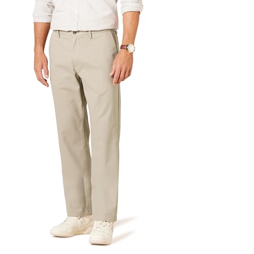 Amazon Essentials Men's Classic-Fit Wrinkle-Resistant Flat-Front Chino Pant (Available in Big & Tall), Khaki Beige, 29W x 32L