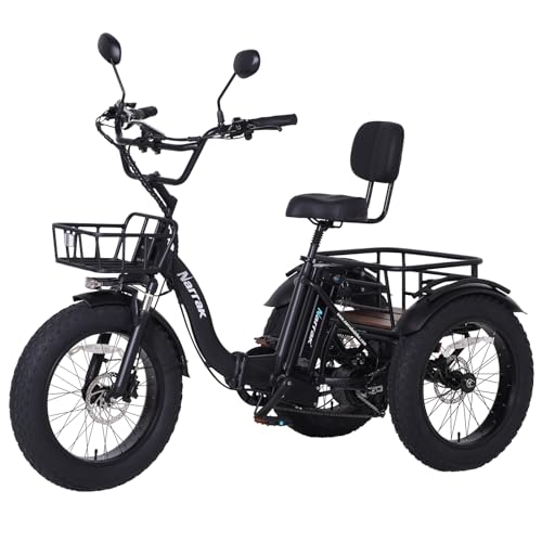 NARRAK Electric Tricycle for Adults, 750W(Peak 1350W), 48V13Ah Ebike, 20
