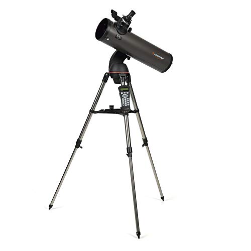 Celestron - NexStar 130SLT Computerized Telescope - Compact and Portable - Newtonian Reflector Optical Design - SkyAlign Technology - Computerized Hand Control - 130mm Aperture Grey